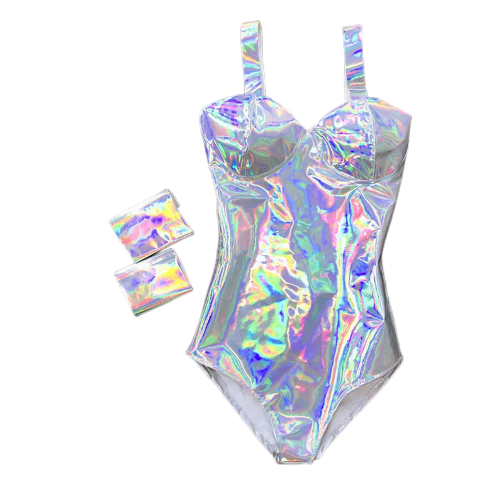 Showgirl Stage Bodysuit Set | Cabaret & Dance Performance Costume