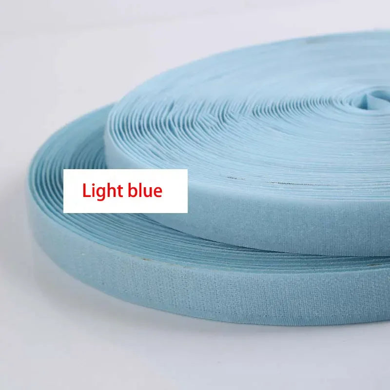 10Meters/Pair Colorful 20mm Wide Hook and Loop Fastener Tape Non-Adhesive Sewing Supplies