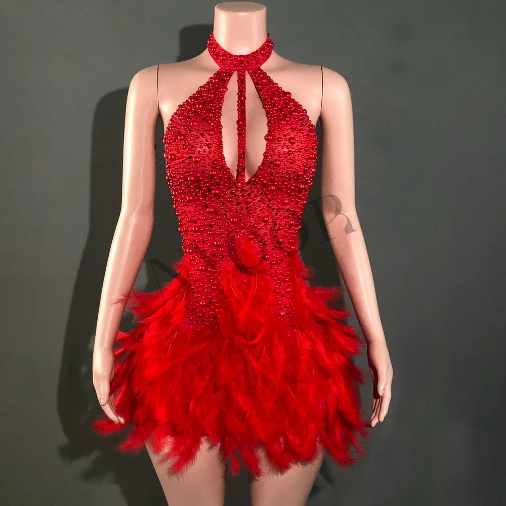Women's Showgirl Stage Wear Costume | Performance Outfit