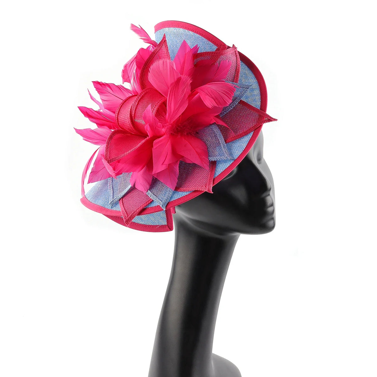 Showgirl Feather Fascinator Headband | Statement Party & Derby Hat