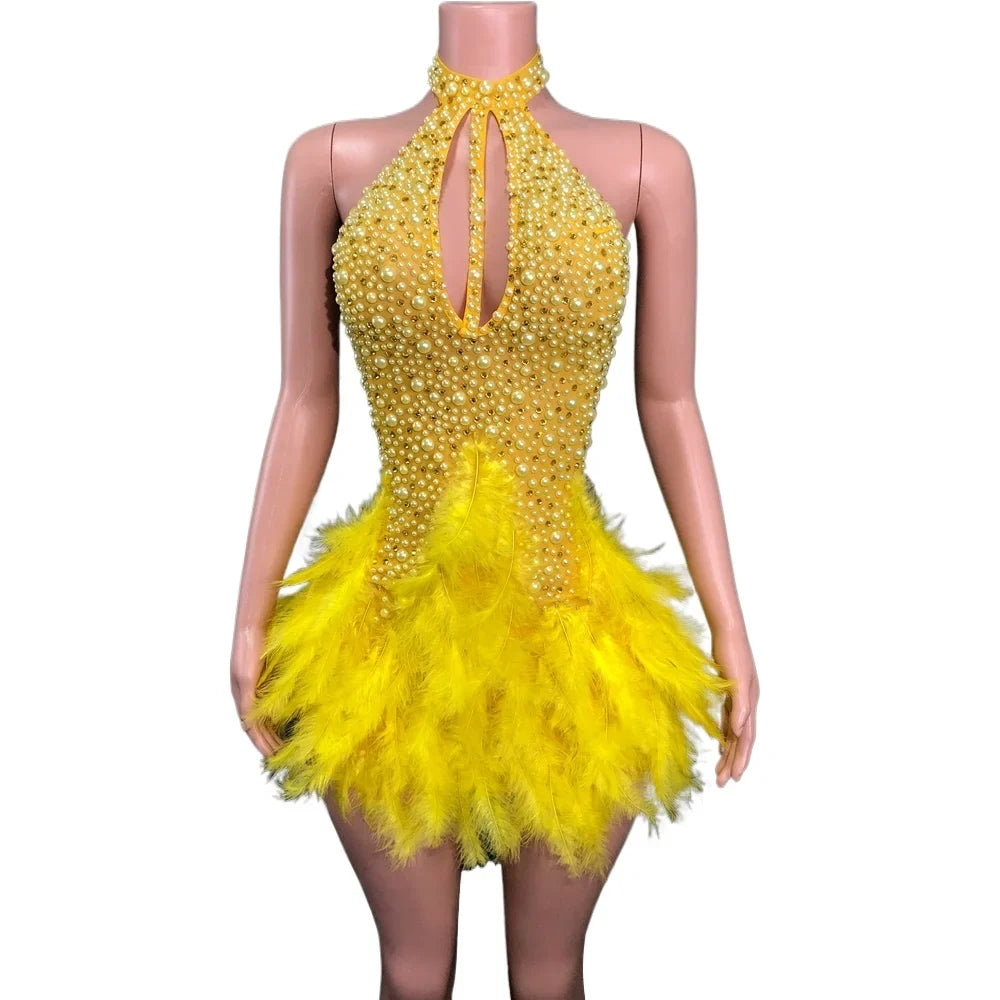 Women's Showgirl Stage Wear Costume | Performance Outfit
