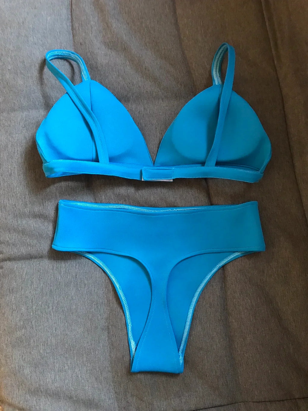 Neon Rave Bikini Set – Women's Stretch Pole Dance Outfit, Club & Festival Stage Wear