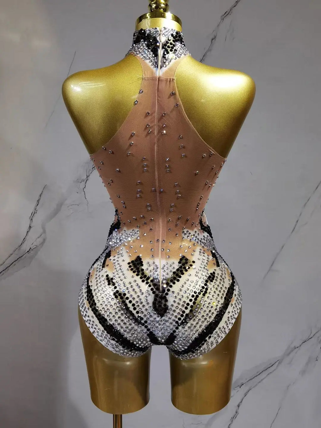 Sequin Showgirl Bodysuit Costume