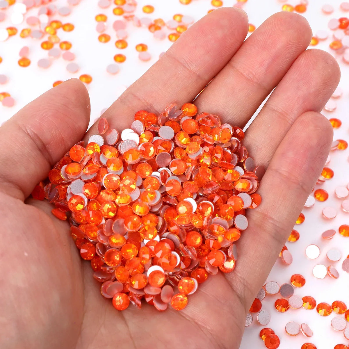 Showgirl Costume Rhinestones | Glue-On Glass Flatback Gems SS3–SS30