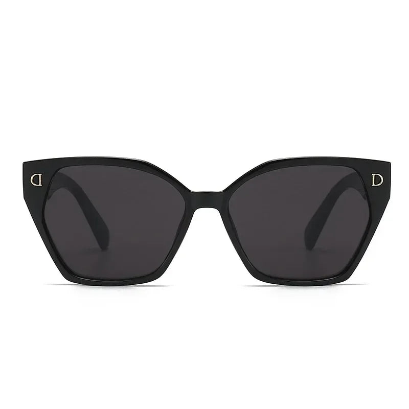 New Fashion Luxury Brand Women Sunglasses For Men Stylish Cateye Female Sun Glasses Trend Shades Glamour Eyewear Jewelry Mask