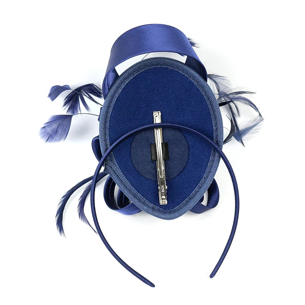 Women’s Feather Fascinator Hairband for Derby, Tea Parties & Events