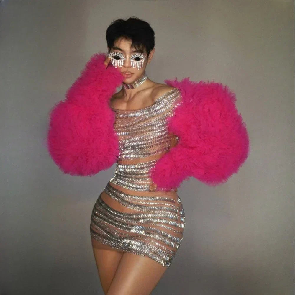 Women's Stage Performance Outfit | Party Jackets, Mini Dresses & Bodysuit