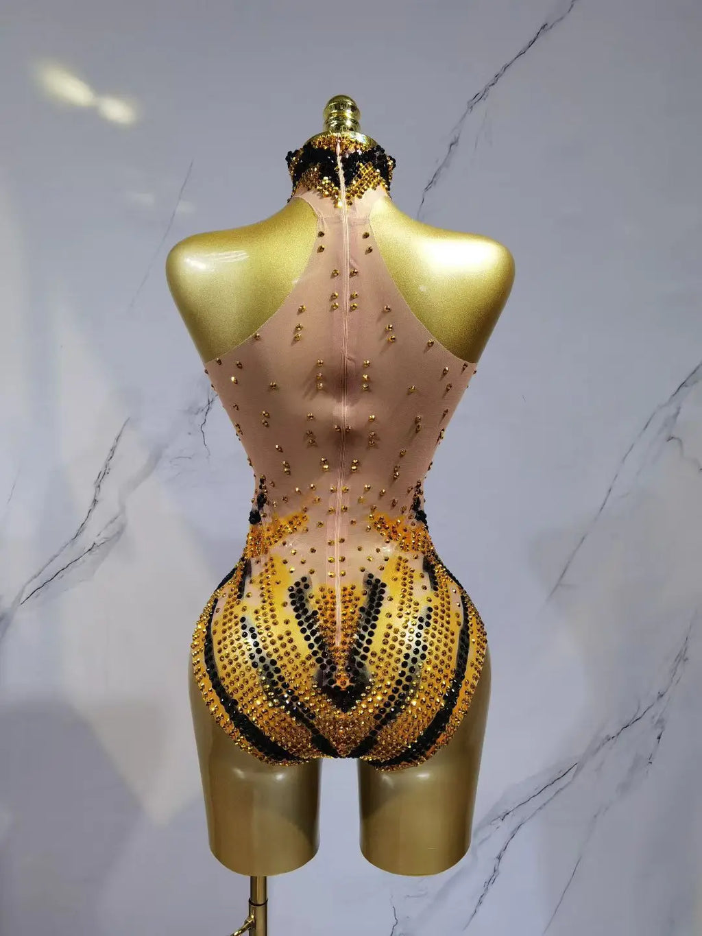 Sequin Showgirl Bodysuit Costume