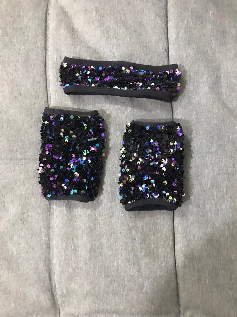Women's Sequin Dance Bodysuit Costume for Dai & Chinese Folk Dance