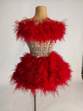 Women's Two-Piece Top and Skirt Set | Party & Performance Outfit