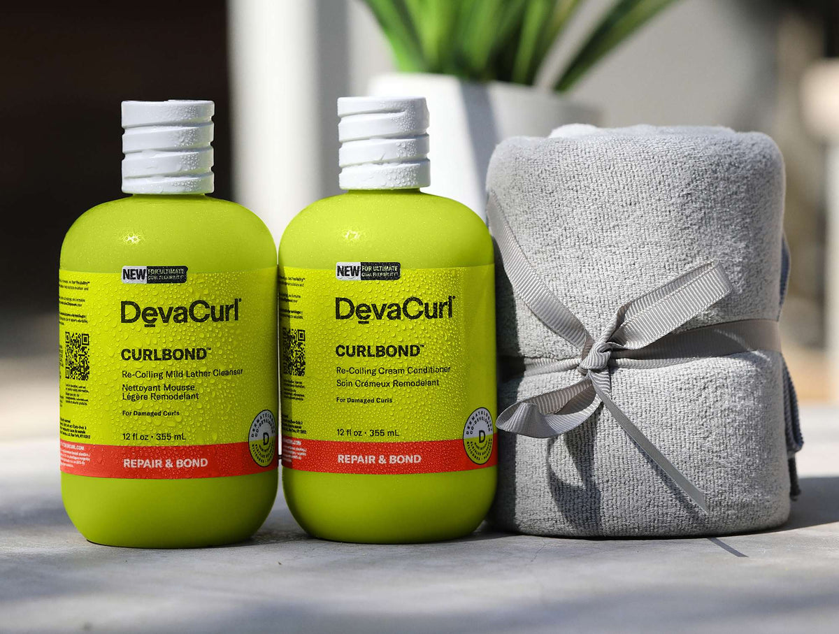 DevaCurl CurlBond Re-Coiling Cleanser for Curly Hair, 12 oz