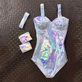 Showgirl Stage Bodysuit Set | Cabaret & Dance Performance Costume