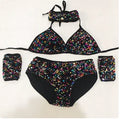 Sequin Bikini Pole Dance Costume for Women | Sparkly Rave & Nightclub Dancewear Set