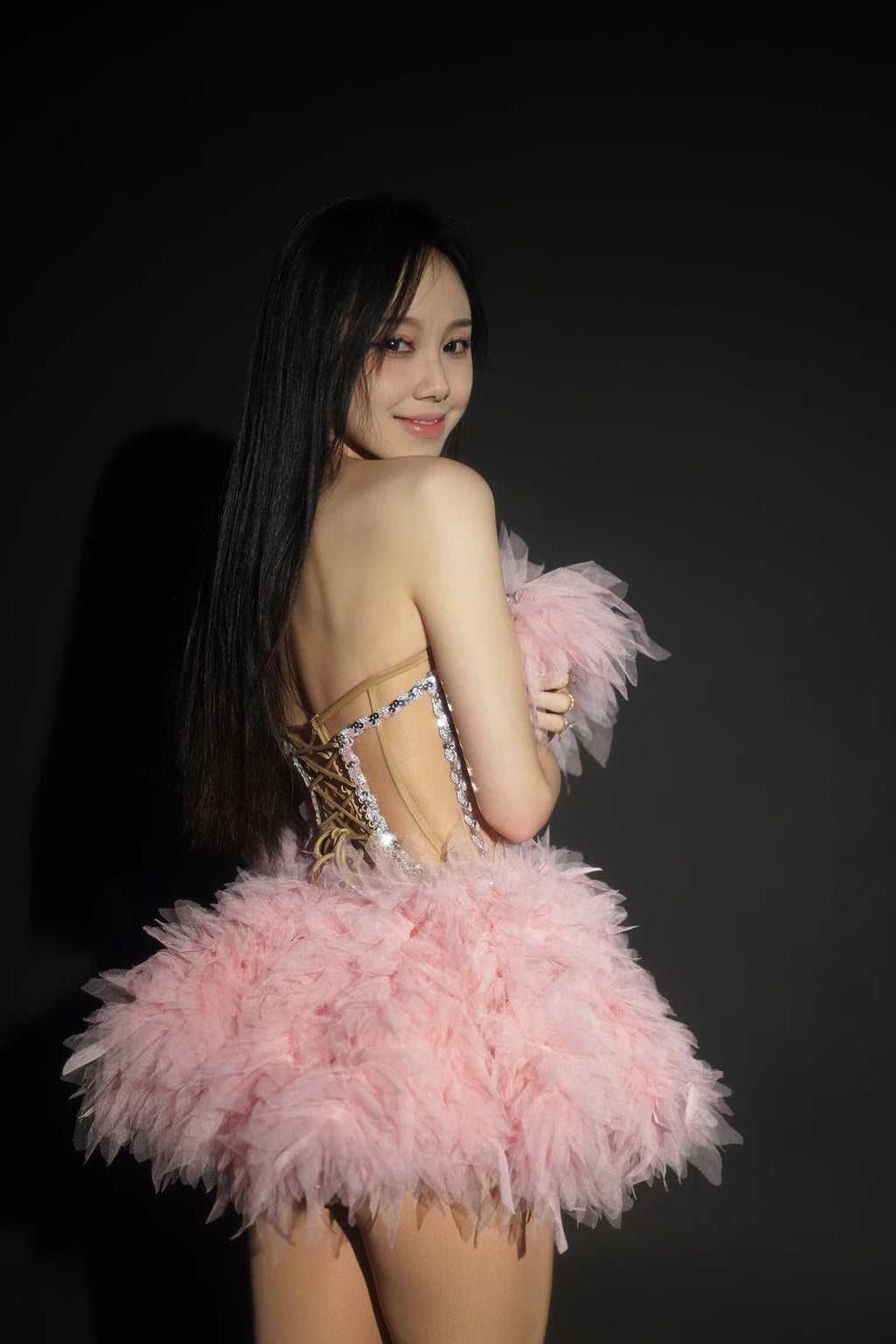 Women's Two-Piece Top and Skirt Set | Party & Performance Outfit