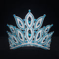 Crystal Bridal Tiara Crown – Vintage Queen Rhinestone Wedding Diadem in Gold or Silver