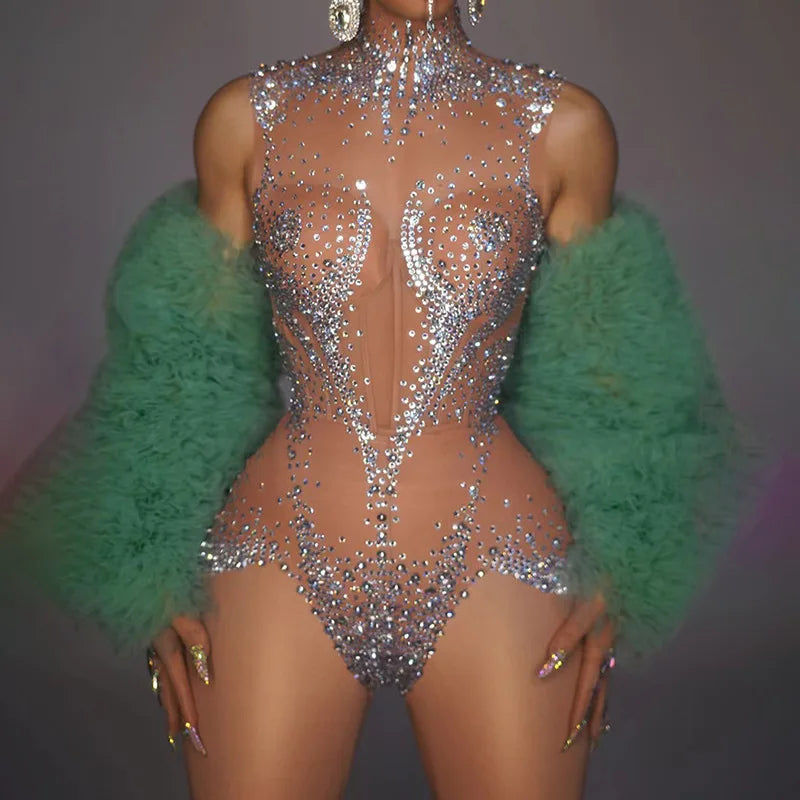 Women's Stage Performance Outfit | Party Jackets, Mini Dresses & Bodysuit