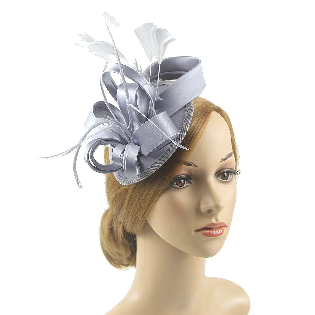 Women’s Feather Fascinator Hairband for Derby, Tea Parties & Events