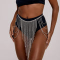 Crystal Tassel Waist Chain Belt for Women