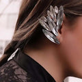 Crystal Water Drop Clip-On Earrings for Women | 60mm Statement Drops