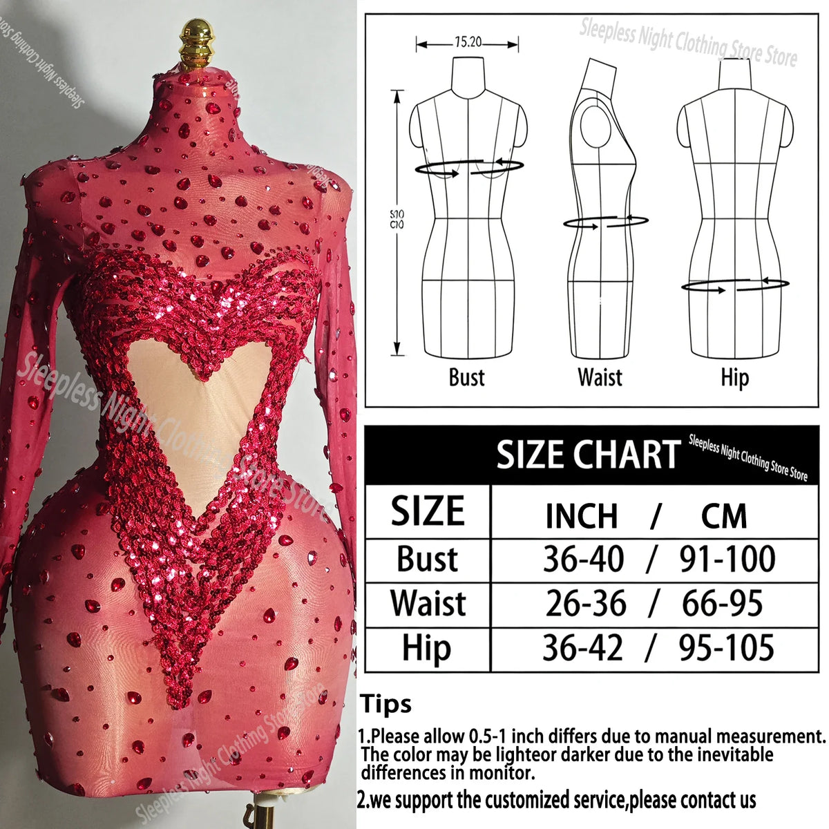 Crystal Rhinestone Mesh Long Sleeve Vintage Inspired Dress with Sequins and Skirt