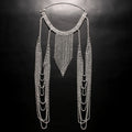 Showgirl Rhinestone Shoulder Chain & Tassel Body Jewelry