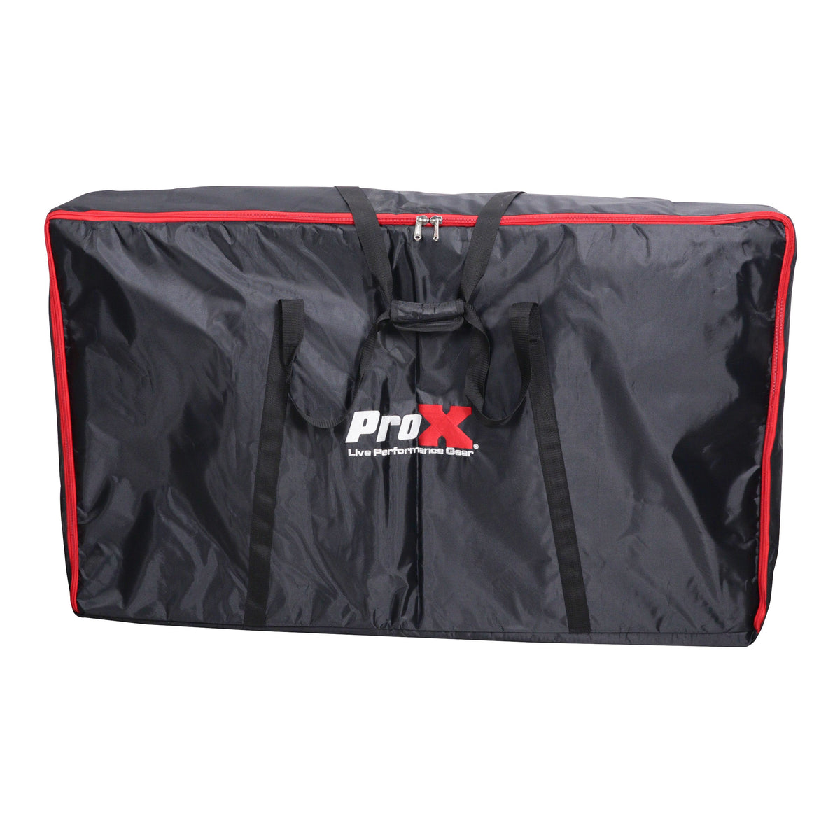 ProX XF-LUNABLK - LUNA DJ Facade 5 Panel Curved with Black White Scrim Kit Black Hardware