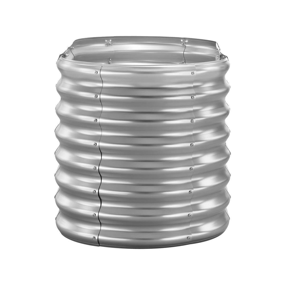 Oval Metal Raised Garden Bed