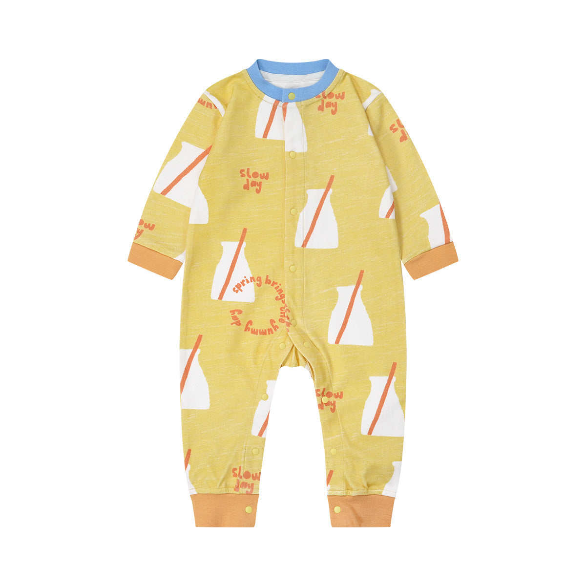 Cotton Long-sleeve Romper For Babies