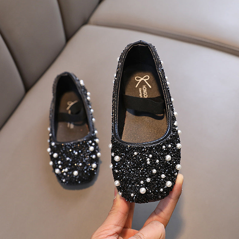 Fashionable Square-toe Bow-knot Girls Shoes