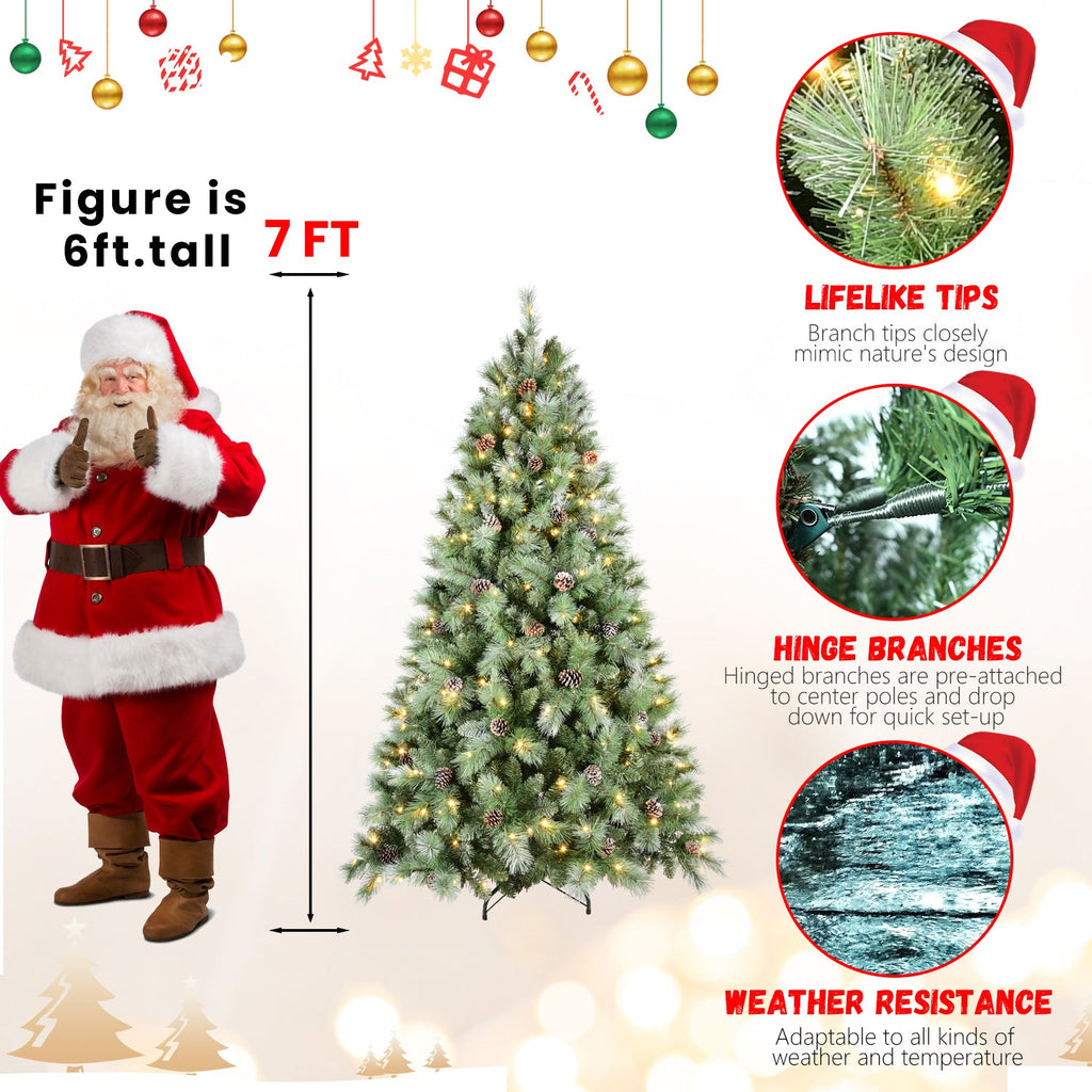 4FT Christmas Tree With 150 Warm Lights