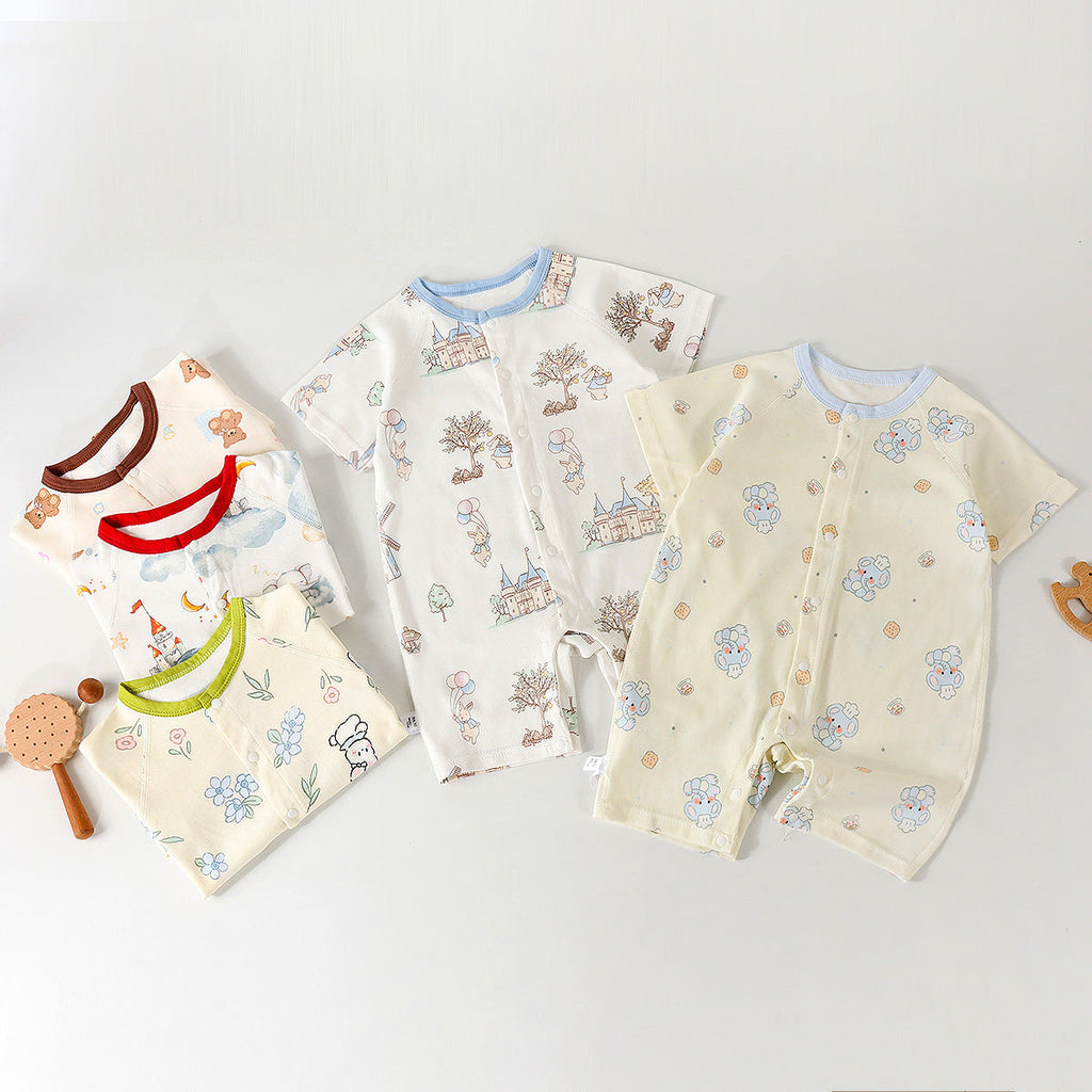 Fashionable Newborn Long-sleeve Bodysuit Loungewear