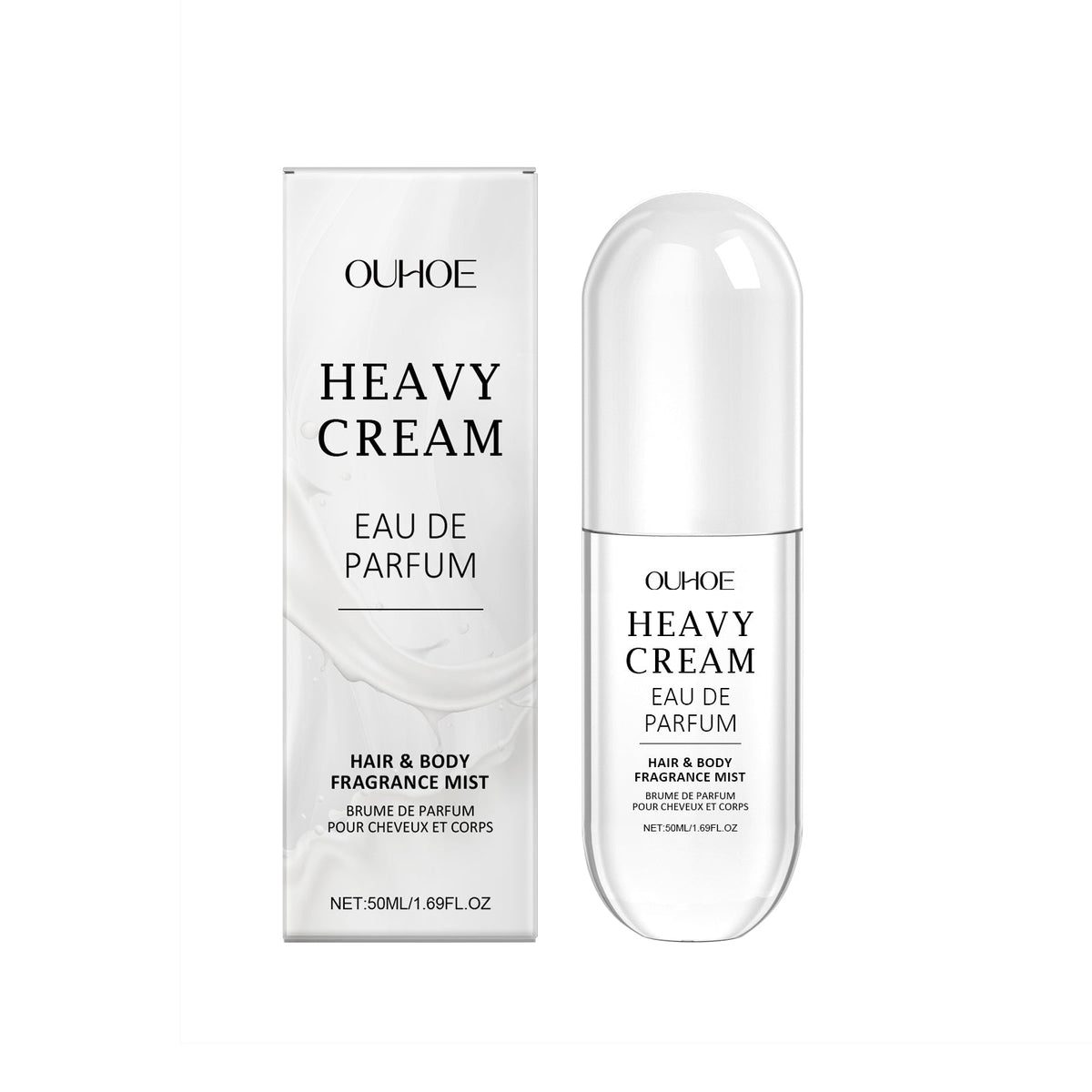 Women's Milk Scented Eau De Toilette Spray, A Light, Fresh And Long-Lasting Daily Body Hair Spray