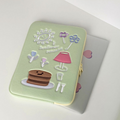 Color: Green, style: 14inches - Compatible with Apple, Cute Holding File Bag 13, 15 Inch Laptop Bag, Tablet 11ipad Liner Bag