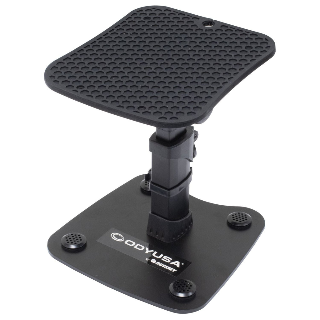 Odyssey ASPKSTANDSMDT - Odyssey Tilt-able Speaker Monitor Stands with Flat Surface Base (Pair)