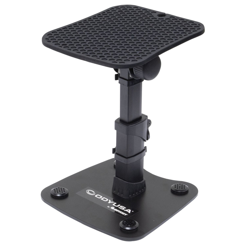 Odyssey ASPKSTANDSMDT - Odyssey Tilt-able Speaker Monitor Stands with Flat Surface Base (Pair)