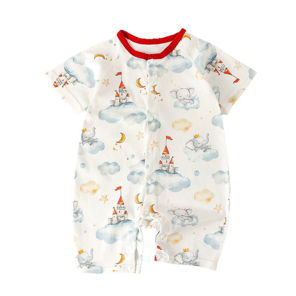 Fashionable Newborn Long-sleeve Bodysuit Loungewear