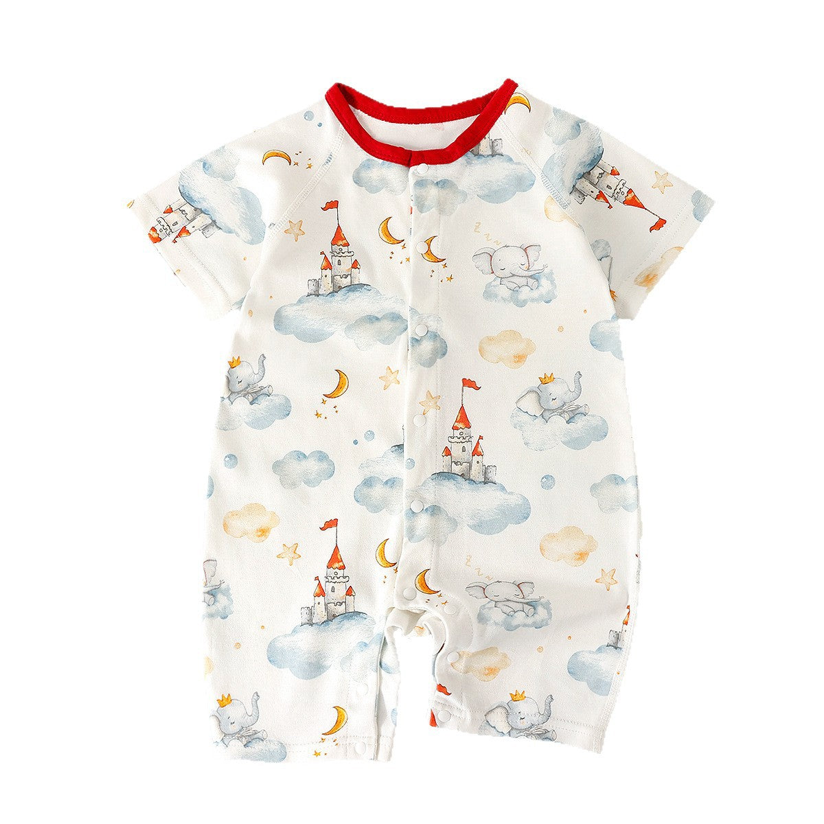 Fashionable Newborn Long-sleeve Bodysuit Loungewear