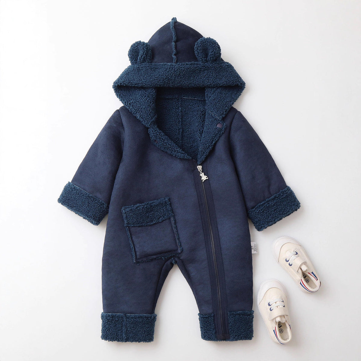 Winter Infant Fleece-lined Jumpsuit Baby