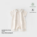 Newborn Short-sleeve Romper Lightweight Crawling Outfit For Infants And Toddlers