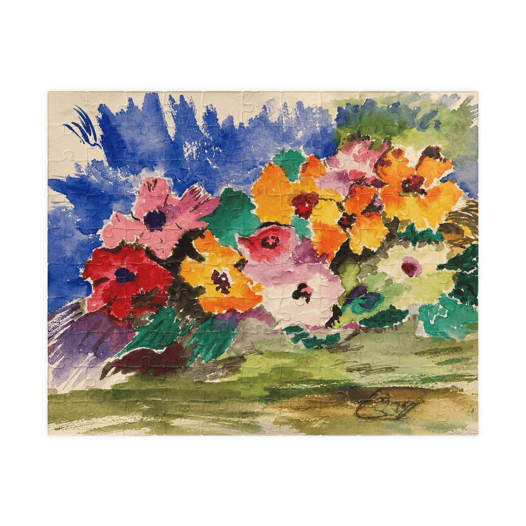 PimsArt Spring Garden Flower Bouquet Jigsaw Puzzle From Original Painting