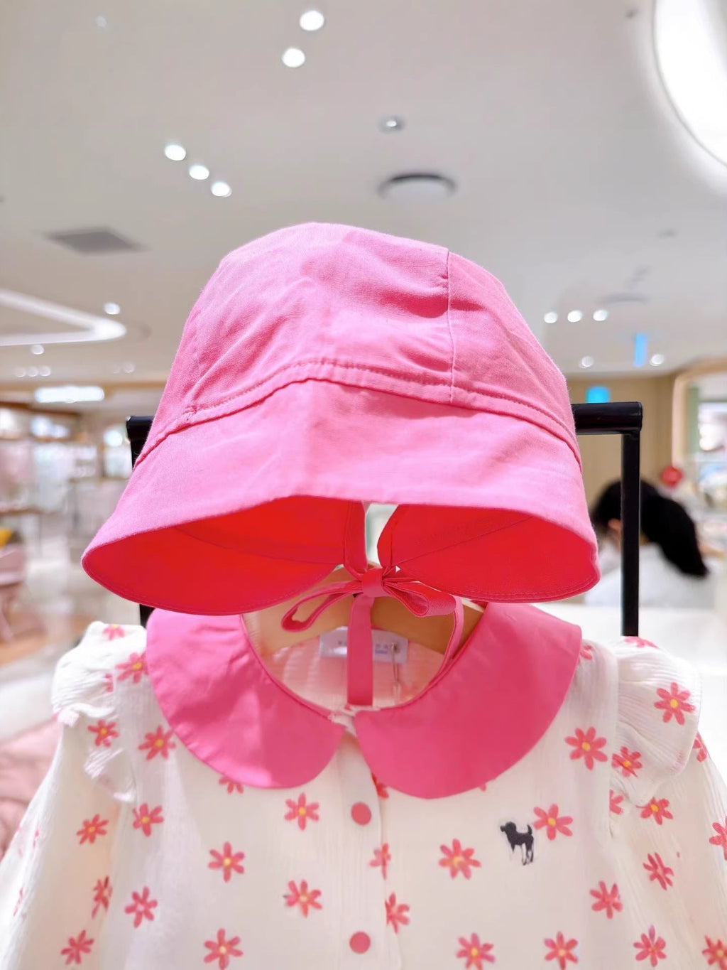 Cute Floral Romper With Hood