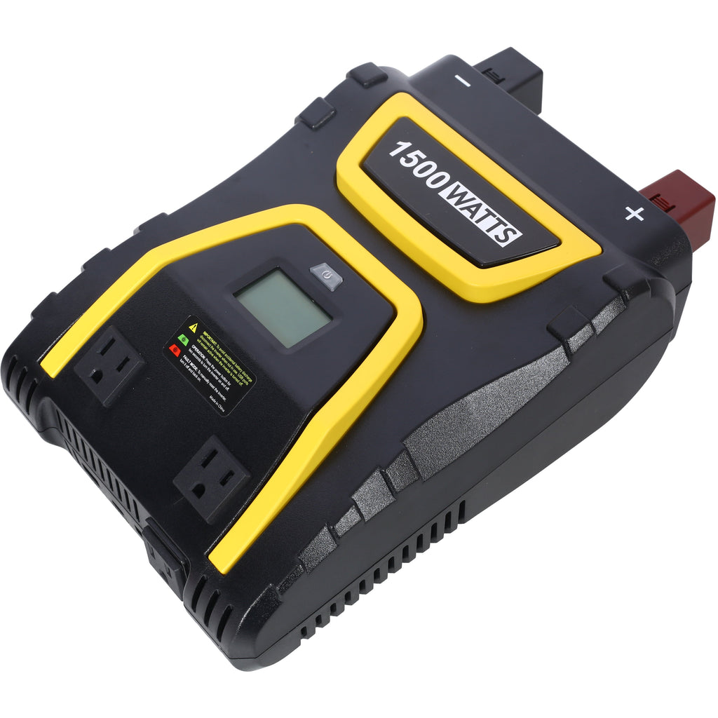 1500 Watt Power Inverter with LCD Display - Portable AC Power Solution