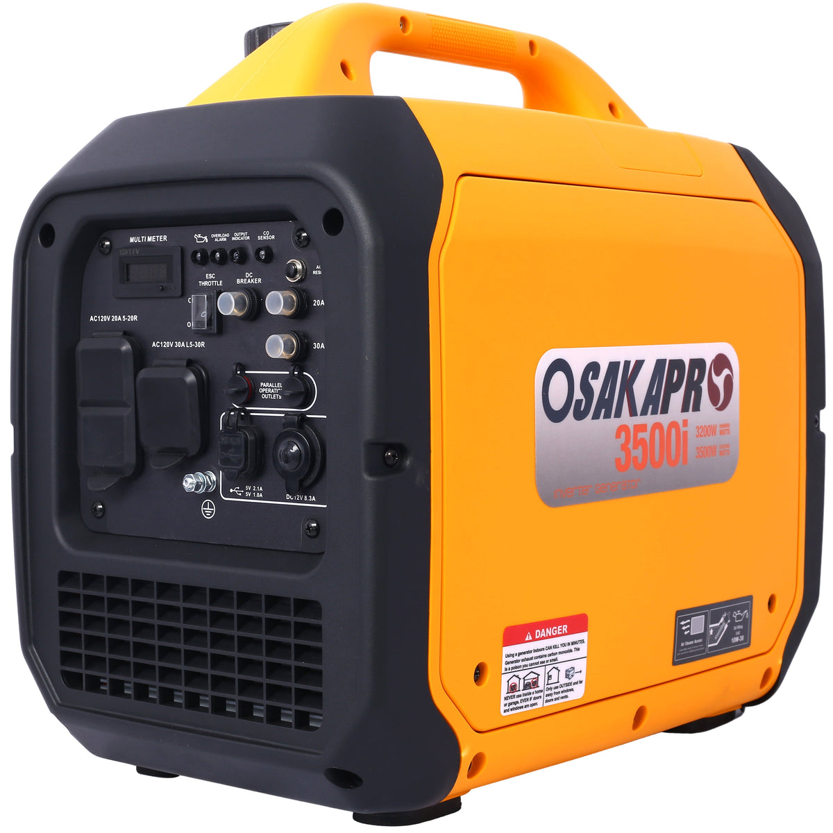 3500 Watt Portable Inverter Generator with Aluminium Housing - Default Title