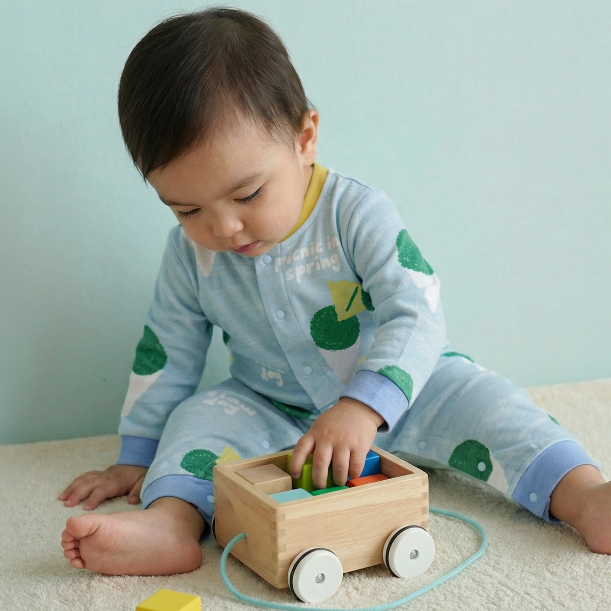 Cotton Long-sleeve Romper For Babies