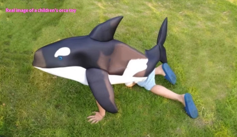 Killer Whale Marine Life COS Costume Childrens Parent-Child Outfit