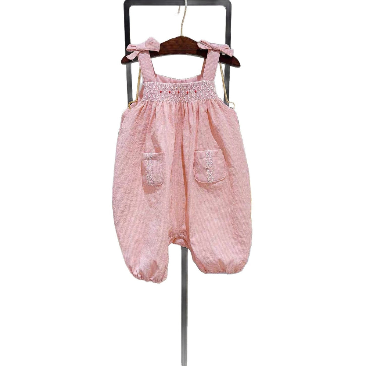 Chocolate-colored Baby Girl Onesie Children's Clothing