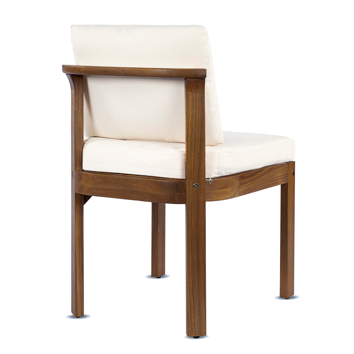 Acacia Wood Outdoor Dining Chair Set of 4