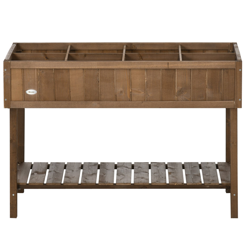 Outsunny 43x18x30in Raised Garden Bed