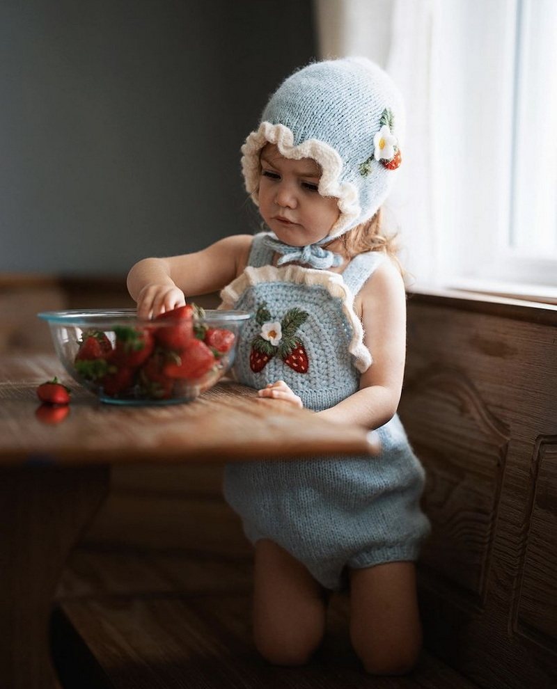 Hand-knitted Wool Yarn Romper Kit For Children