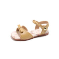 Summer New Korean-style Girls Princess Shoes With A Bow And A Strap Across The Foot